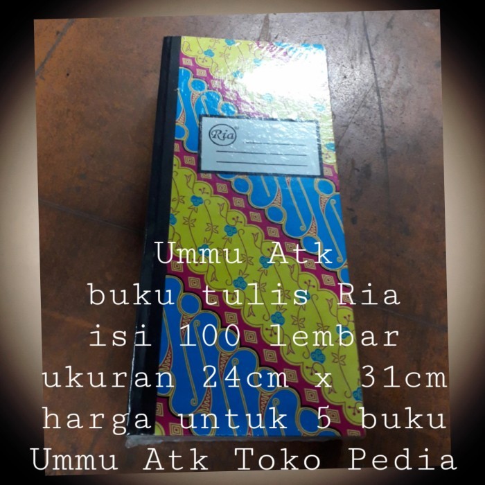 

KOMPLIT BUKU TULIS RIA UKURAN 14CM X 31CM KODE 775