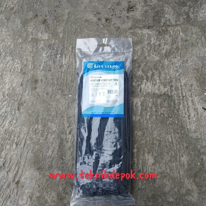 

Kabel Ties GT-250STUV C Tali Tis Ikat Panel 1 Pak Tali Tahan Panas