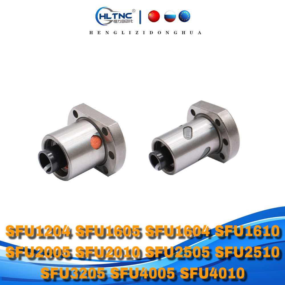 LAKO Ball screw single ball nut SFU1204/1210 SFU1604/1605/1610 SFU2005/2010 2505 flange single ball 