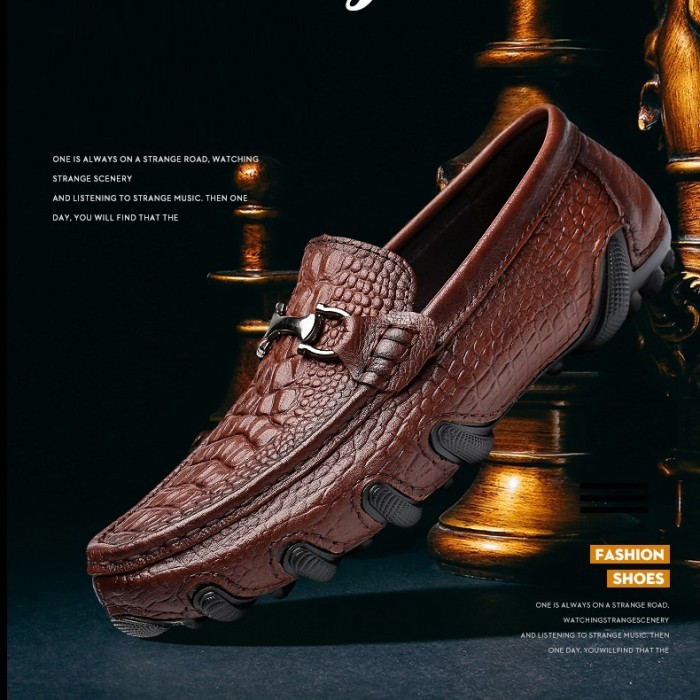 ASLI KULIT Sepatu Pria ORI IMPORT Casual Kulit Kerja Kantor Santai 123