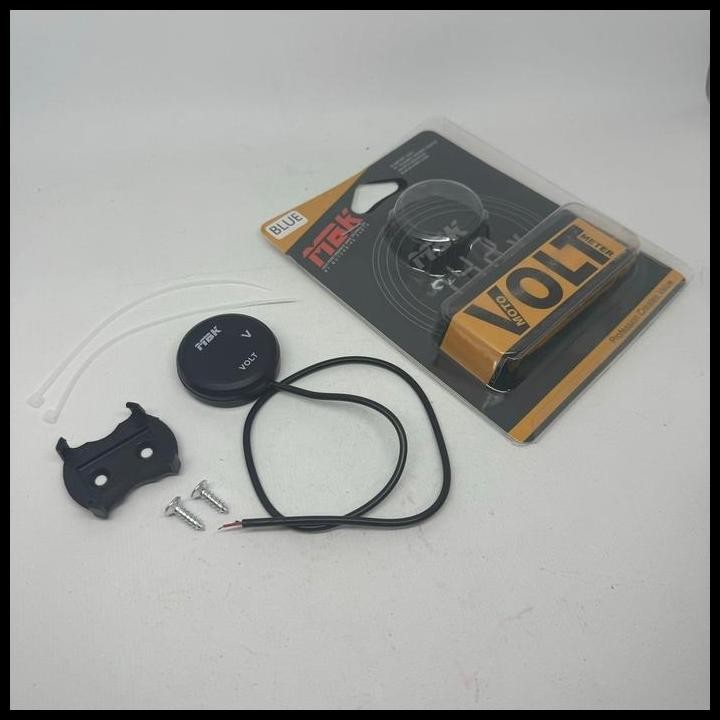 TERMURAH DIGITAL VOLTMETER MOTOR MODEL BULAT WATERPROOF
