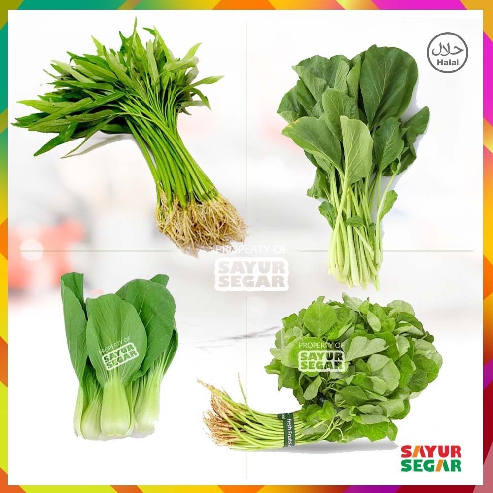 

Sayuran Segar Kangkung / Bayam/ Pokcoy / Sawi Hijau