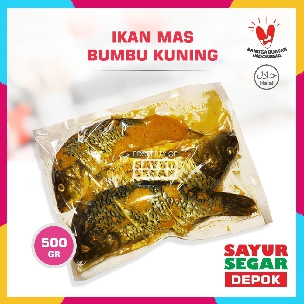 

IKAN MAS BUMBU KUNING [500g] SIAP MASAK