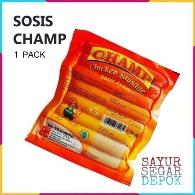 

Sosis champ / sayur segar depok