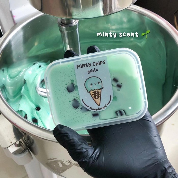 

BIG SALE MINTY CHIPS GELATO BY SLIME DIARY ID / slimediary slimediaryid sdi 1