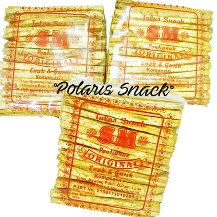 

KOMPLIT Keripik Talas stick SM / Keripik pontianak / Jajanan pontianak