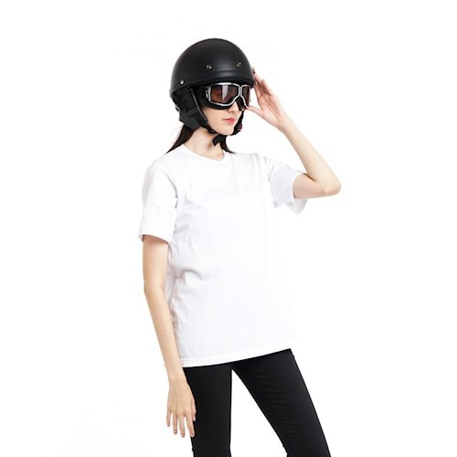 

KOMPLIT Helm Bogo Pilot Pria Wanita Dewasa Retro Vintage Chips SNI