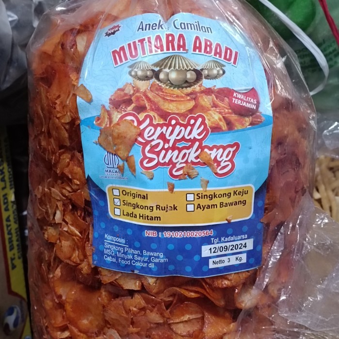 

TERBARU Kripik singkong rujak 3kg