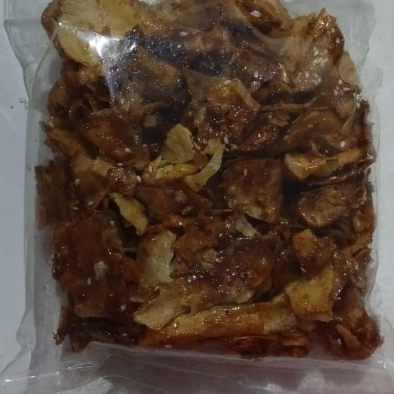 

STOK TERBATAS Keripik singkong ubi gula merah pedas manis