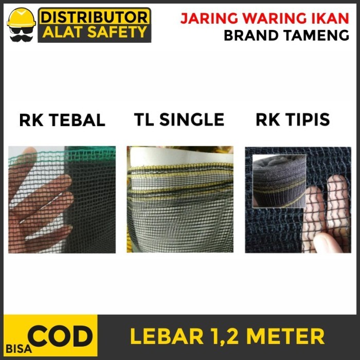Waring Ikan - Jaring Hitam untuk Ternak - pagar tanaman HARGA GROSIR 1