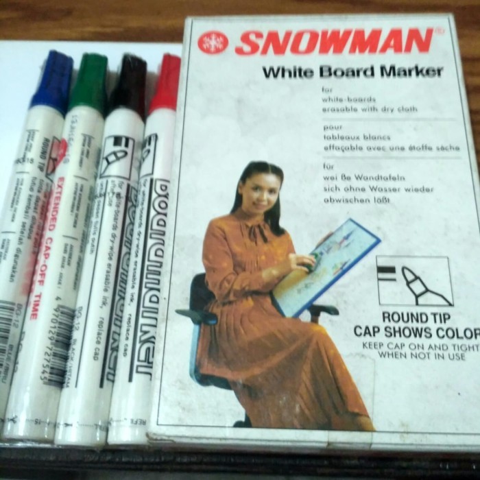 

Spidol white board BG-12 Snowman - Doz isi 12 Pcs.