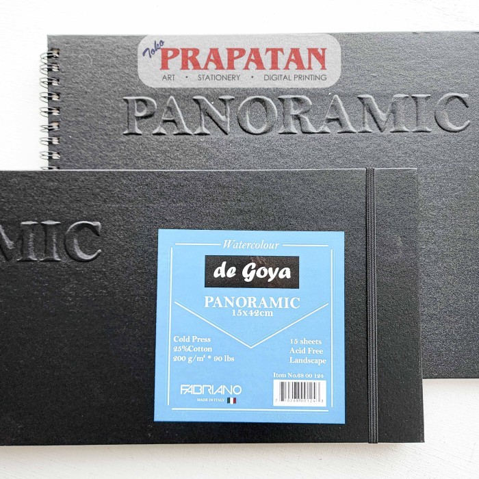 

De Goya Panoramic Watercolor Pad 200gsm 15 Lembar