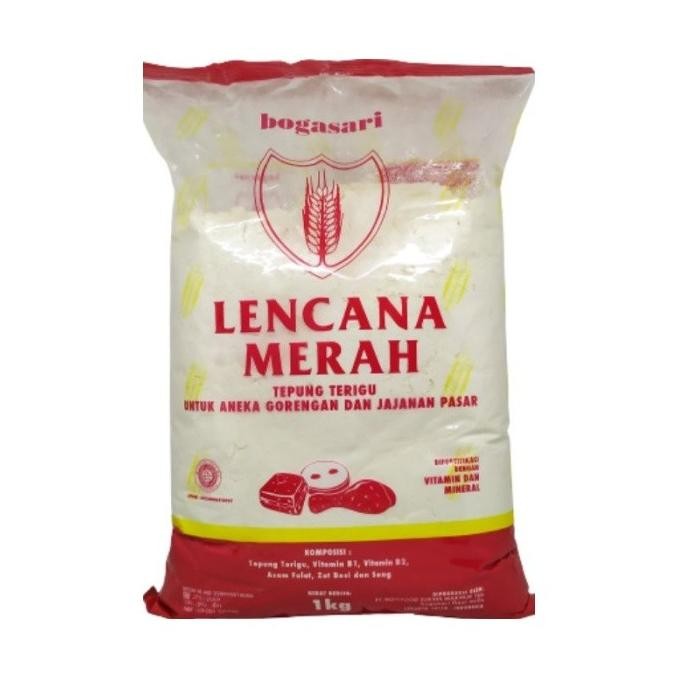 

Tepung Terigu Lencana Merah 25Kg - Bogasari - 1 Bal / Karung