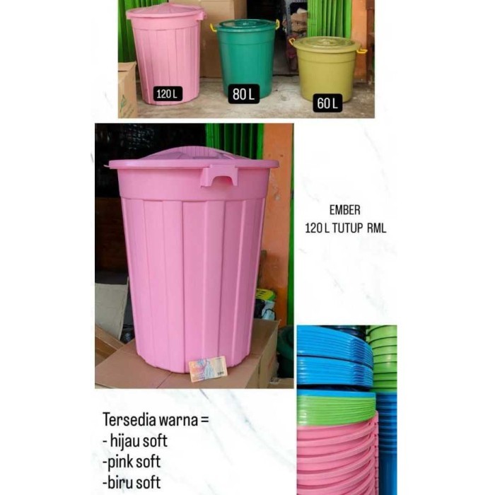 TERLARIS TERLARIS EMBER 120 LITER / EMBER BESAR 120 LITER / EMBER PLASTIK 120 LITER / ARENA PRABOT