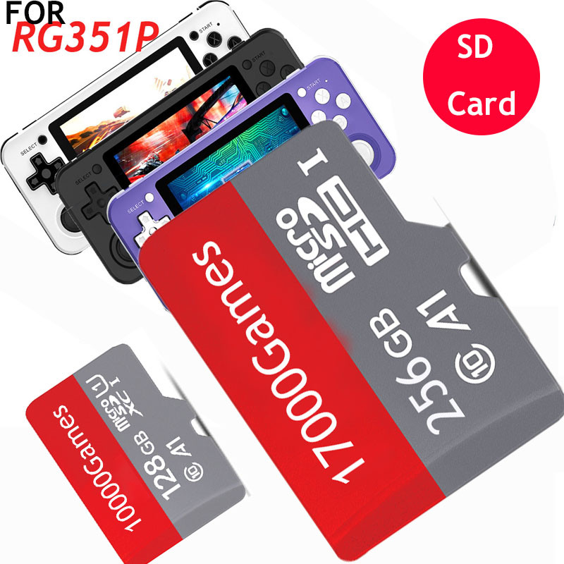 VANE Memory card For RG351M RG351P RG280V RG300X RG350M RG350P RK2020 RK3326 Retro Game with PS1 GBA