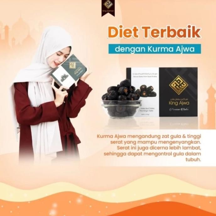 

Kurma King Ajwa Premium @415 Gram Original Dan Terpercaya