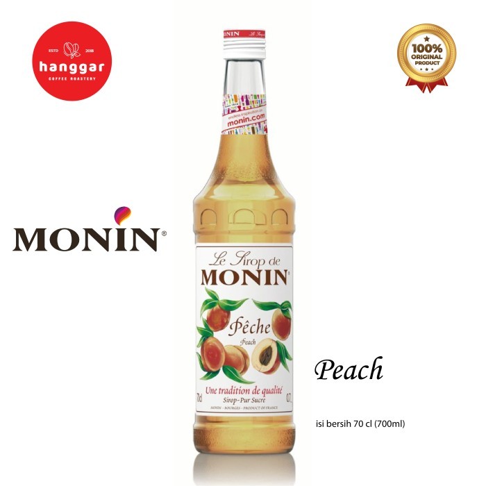 

Sirup MONIN PEACH 70cl ( 700ml )