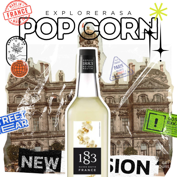 

1883 maison routin syrup Pop corn 1 liter