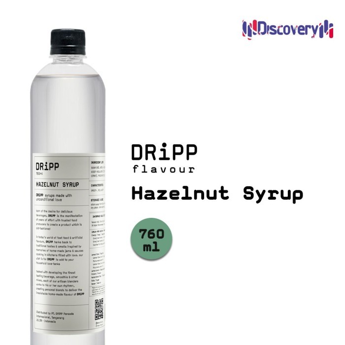 

DRiPP Syrup - Sirup Hazelnut 760 ml