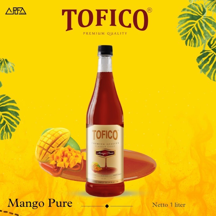 

Syrup Tofico Mango Pure - Sirup Rasa Mangga Asli 1 liter