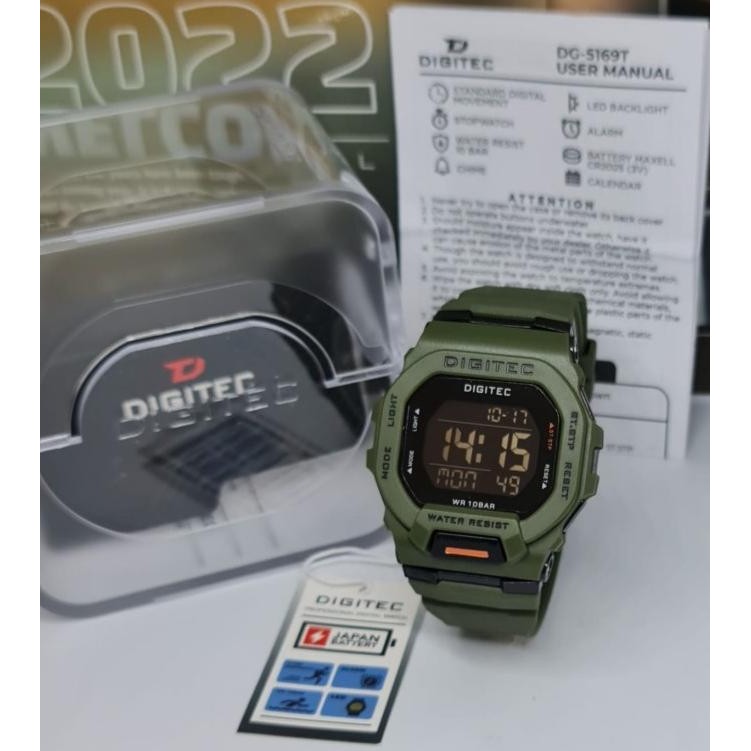 JAM TANGAN PRIA DIGITEC DG 5169T DG-5169T DG5169 ORIGINAL Terlaris