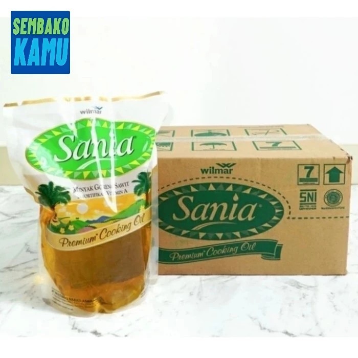 

Minyak Goreng Sania 2 ltr - 1 Dus isi 6