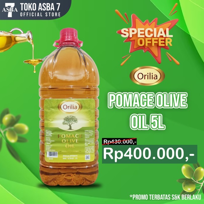 

Orilia Pomace Olive Oil 5Ltr