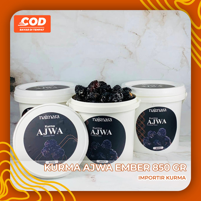 

KURMA AJWA MADINAH PREMIUM 800 Gram / AJWA MADINAH KURMA NABI EMBER