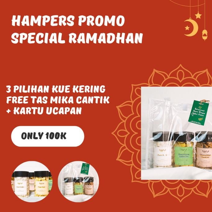 

New Trend!, Hampers Lebaran Kue Kering Paket Isi 3