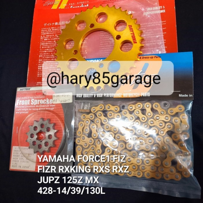 TERBARU - GEAR GIR SET NINJA150R/RR DAYTONA DURALUMIN ORIGINAL