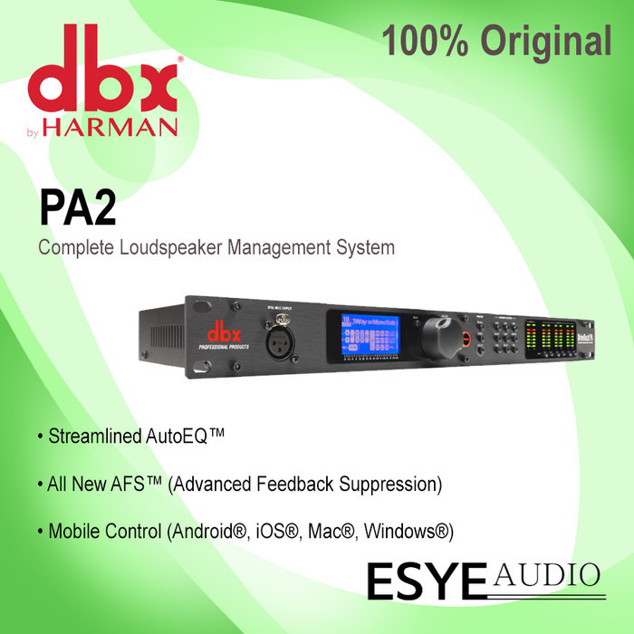 DBX DriveRack PA-2 Original