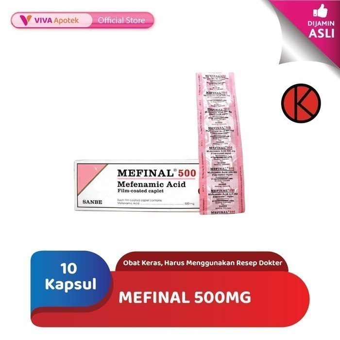 Mefinal 500 mg (10 Kapsul)