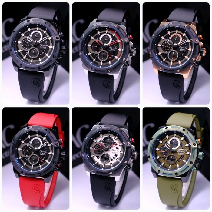 Alexandre Christie Ac6506 / Ac 6506 Case Black Rubber Original #Gratisongkir #Sale #Discount