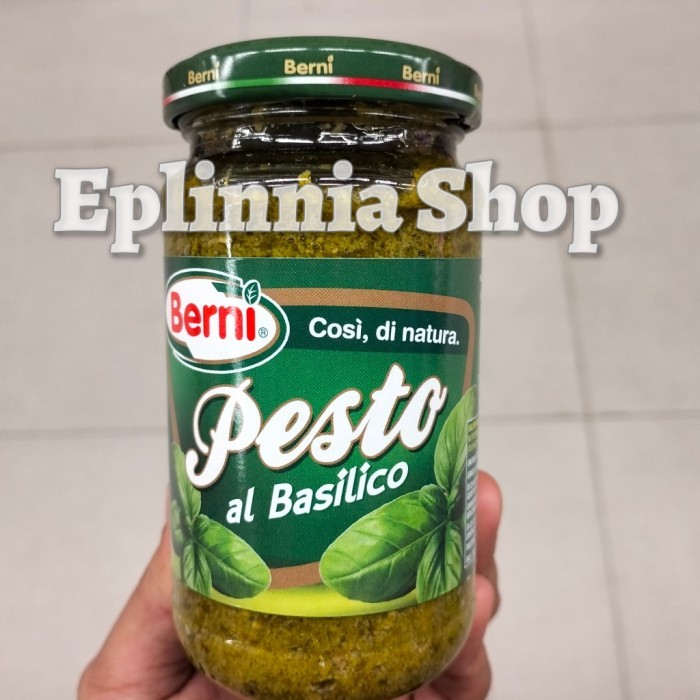 

Berni Pesto Basil 195 gr - Saus Bumbu Pasta Basil