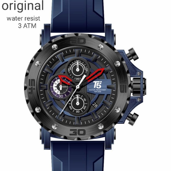 T5 H 3865 Original Jam Tangan Pria T5 H 3865 Sporty #Gratisongkir #Sale #Discount