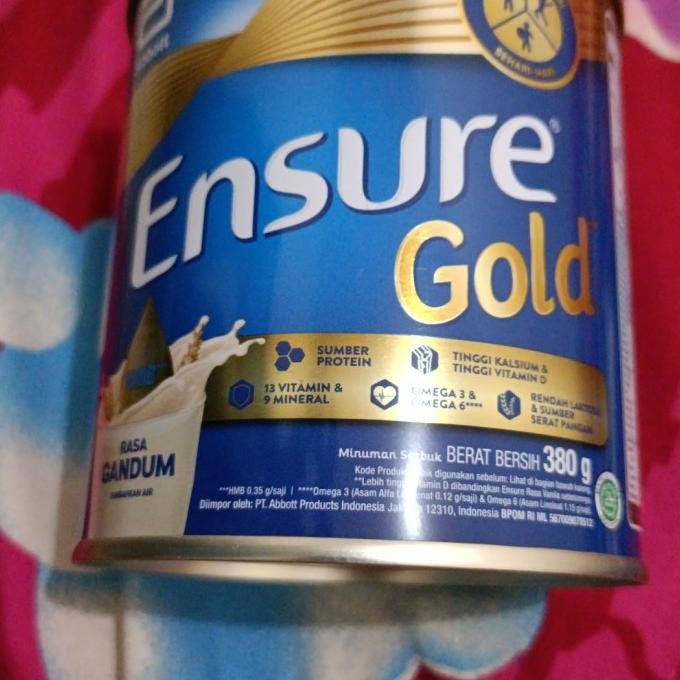 

ENSURE GOLD SUSU NUTRISI LANSIA RASA GANDUM & VANILA 380 GRAM FS