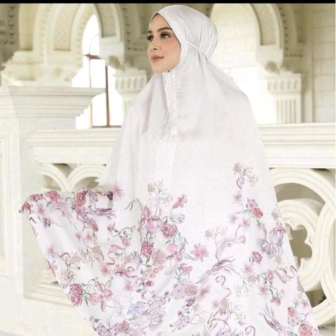 Terjangkau Button Scarves Mukena Farra Limited Colour