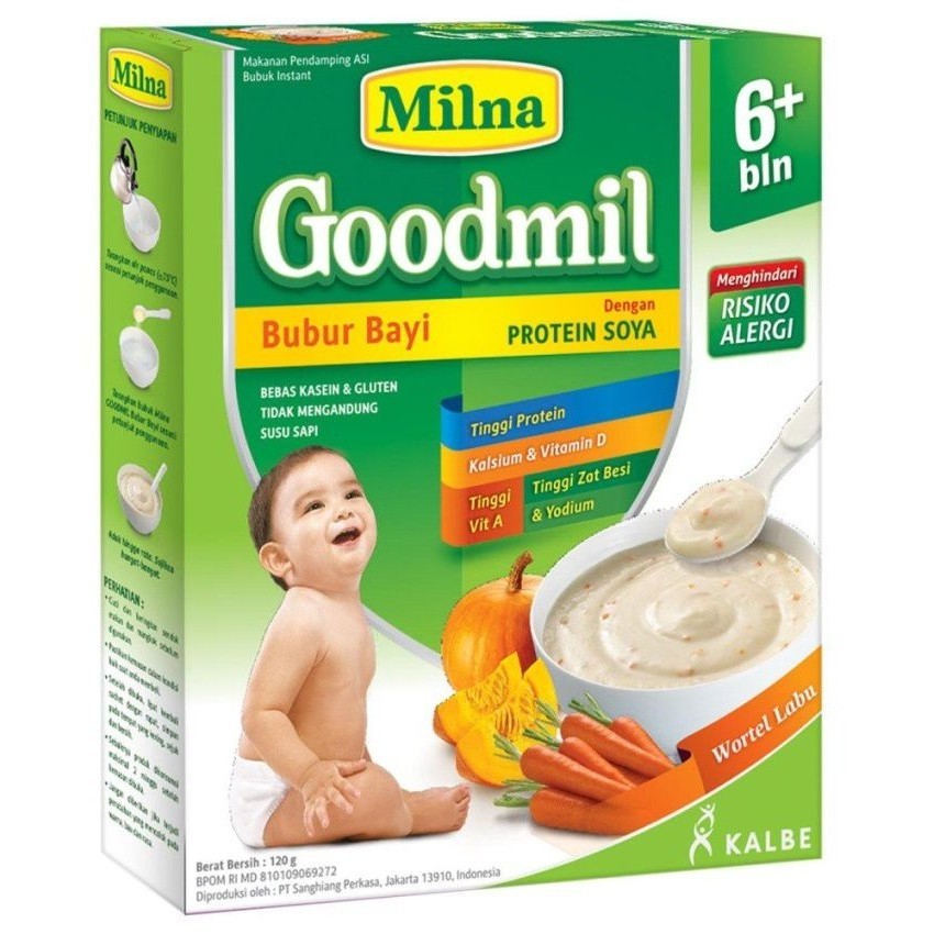 

MILNA GOODMIL WORTEL LABU 120G - RAJA SUSU