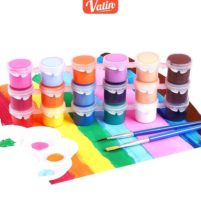 

Fbx-4 Cat Akrilik Set 6/12 Warna Lukis Kanvas/Cat Air Anak/Cat Air Lukis Set Lengkap + Kuas/Cat Warna Lukis 3Ml - Vatin_Shop