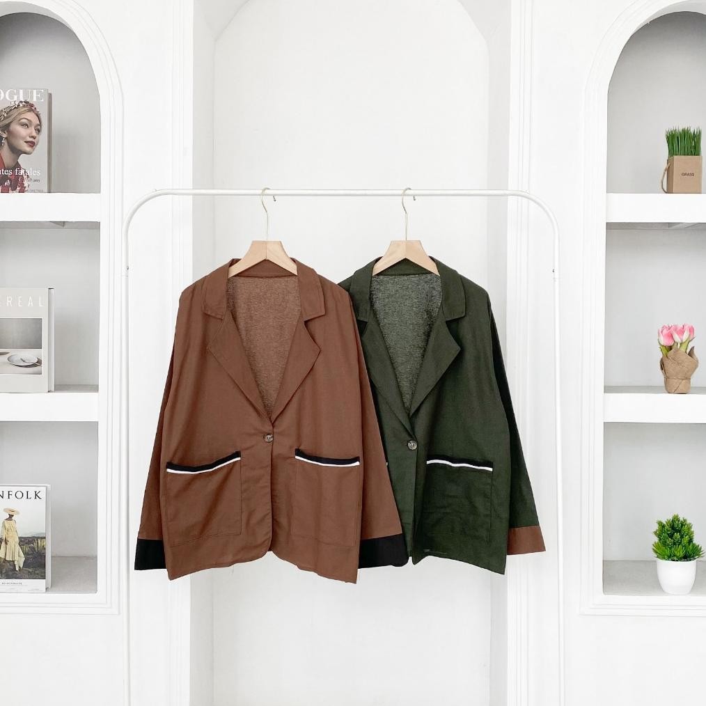 NUWAIRA BLAZER - Outwear Wanita Blazer Wanita Blazer Ngantor OOTD
