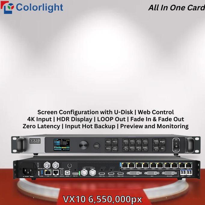 Sale Led Video Controller Colorlight All In One Vx10 6,5Jt Pixel Videotron