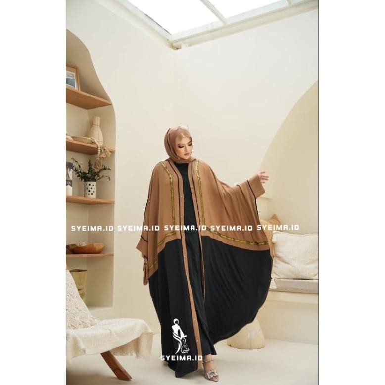 CR - Safa Abaya  Exclusive By SYEIMA.ID  Abaya Turkey Exclusive Gamis Turky Dress maxi turky Abaya G