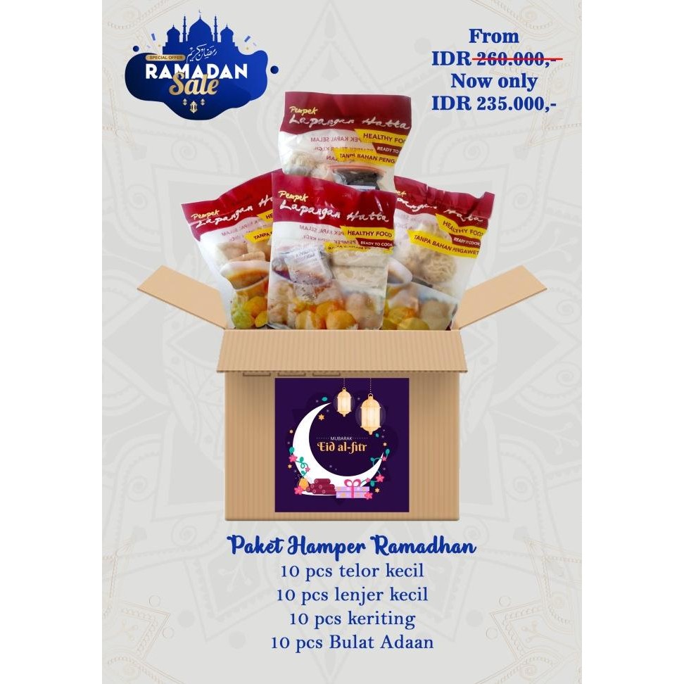

Super Murah!, Paket Parsel Ramadhan Pempek Lap Hata