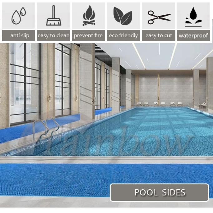 Murah Keset Karpet Pvc Anti Slip Kamar Mandi Karpet Masjid Wudhu Meteran