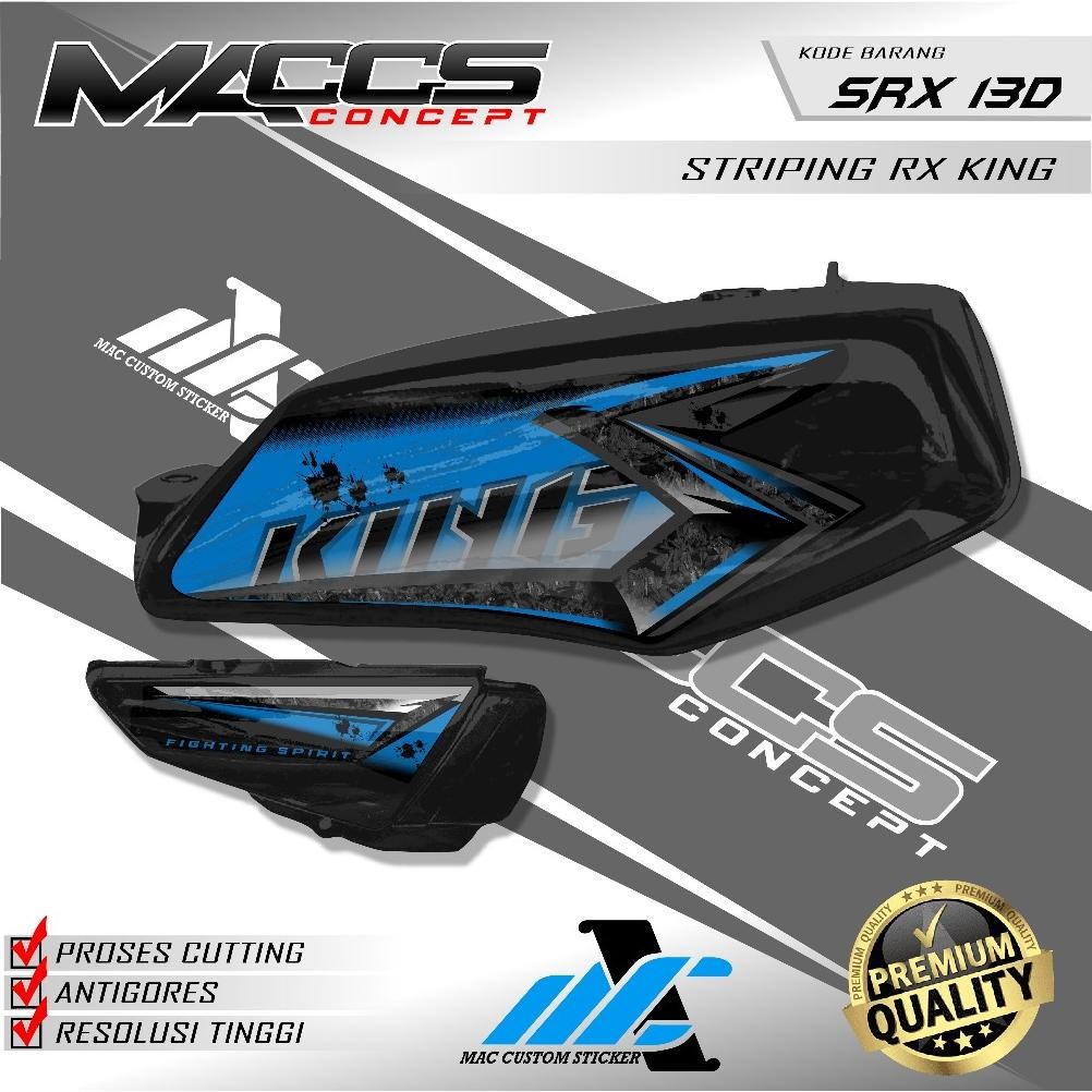 TERMURAH STRIPING RX KING 2008 - STIKER STRIPING VARIASI YAMAHA RX KING 2008 - SRX 13 gjk-25
