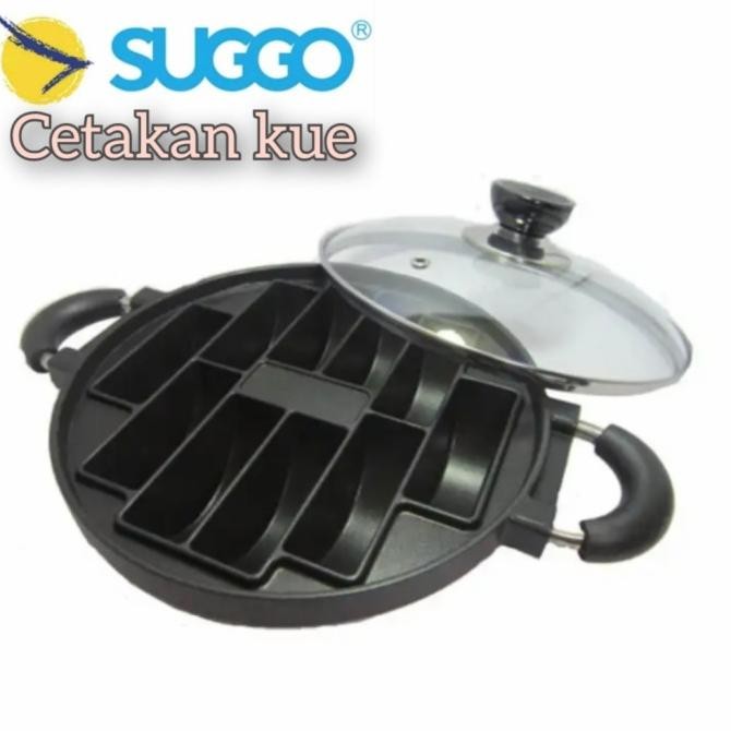 Super Promo, Cetakan Kue Suggo Lubang 10 Pukis Pancong Loyang Cetak Kue Praktis