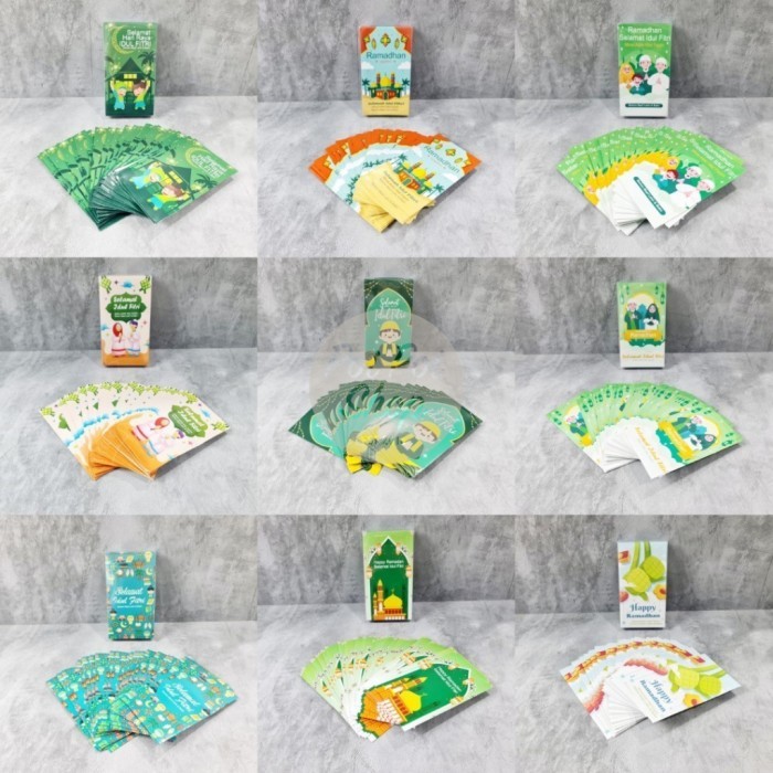 

New! Amplop Lebaran Idul Fitri THR 2024 Isi 50 Panjang 3D MD Mika Angpau Lebaran Motif Netral Masjid Mekah Eid Mubarak Motif Bagus Glossy Kualitas Tinggi Idul Fitri