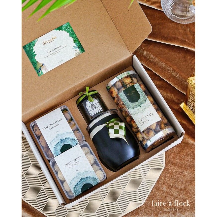 

New! eid hampers lebaran box idul fitri kue kering premium hadiah teman Idul Fitri