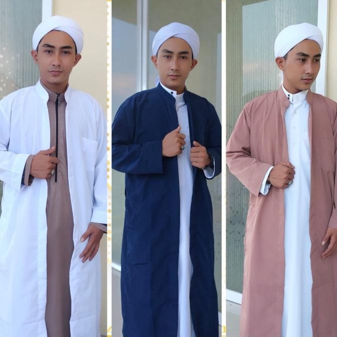Terlaris, Gamis Jubah Luaran Pria/Jubah Saudi/Jubah Luaran/Jubah/Gamis