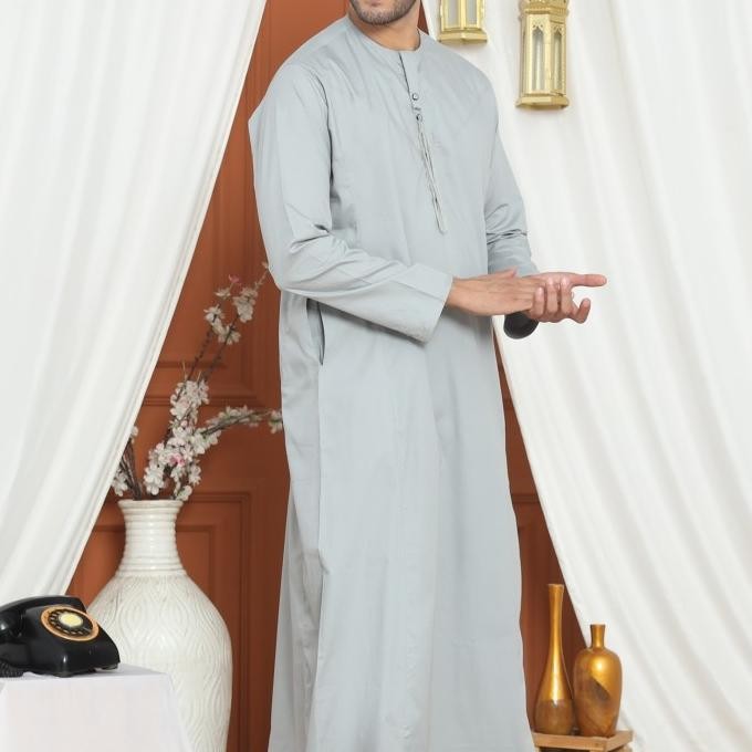 Limited, Gamis Pria Jubah Omani T.Pjg Jubah Oblong Jubah Assyauqie